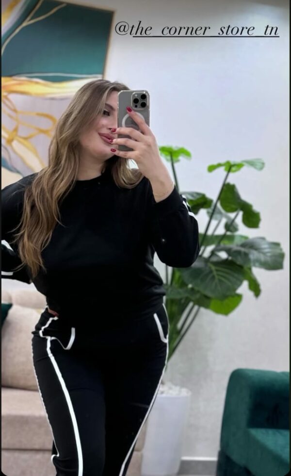 tneubandeNoir survêtement femme